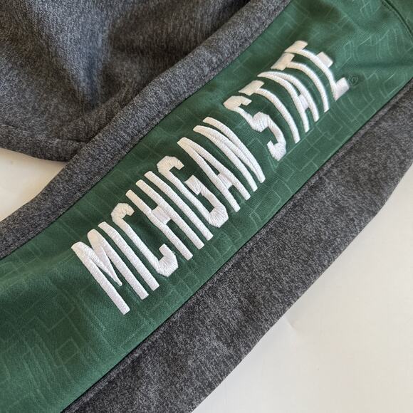 Colosseum Michigan State Spartans 1/4 Zip Pullover Men‎ XL Embroidered - Picture 9 of 10